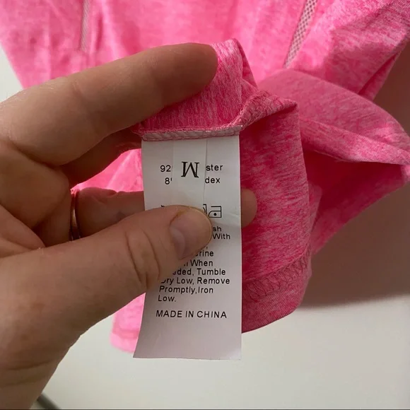 WOWENY Women’s Pink 1/4 Zip Golf Tank M - Picture 6 of 11